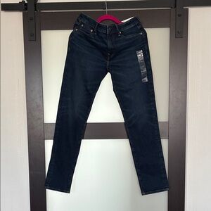 Slim Straight Dark Blue Men's Jeans